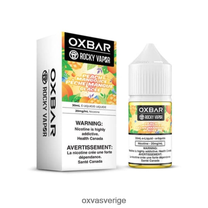 OXVA Vape Sale | 4428Z58 persika mango is OXVA OXBAR 30ml salt nic